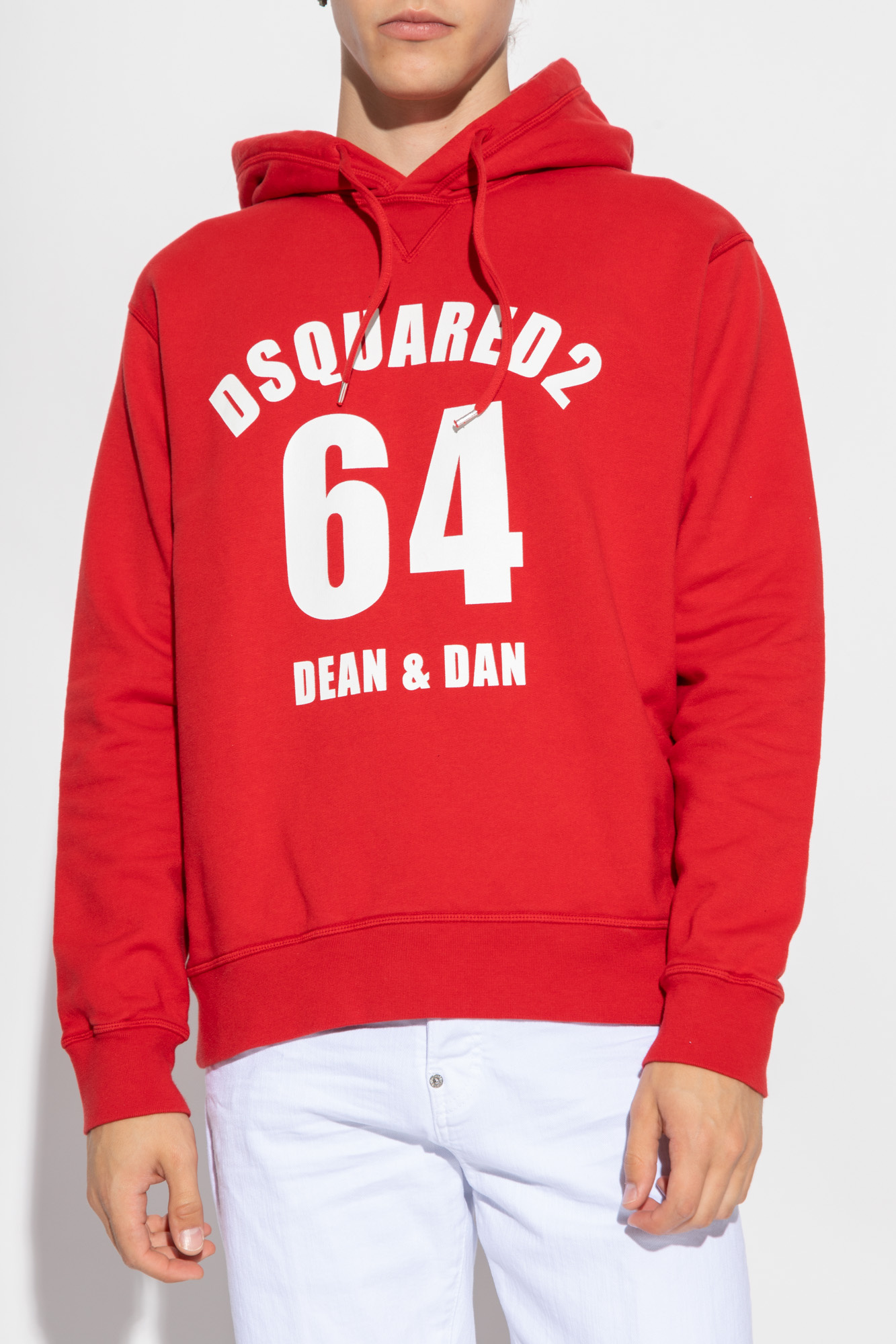 Dsquared red outlet hoodie